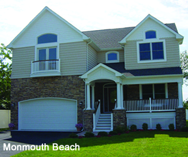 Monmouth Beach custom modular home Monmouth County New Jersey