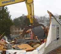 The Uplifting Story - Demolition post Hurricane Sandy preparing for Moduilar Construction by RBA H omes