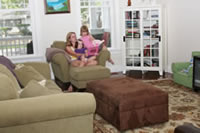 RBA custom modular home livingroom